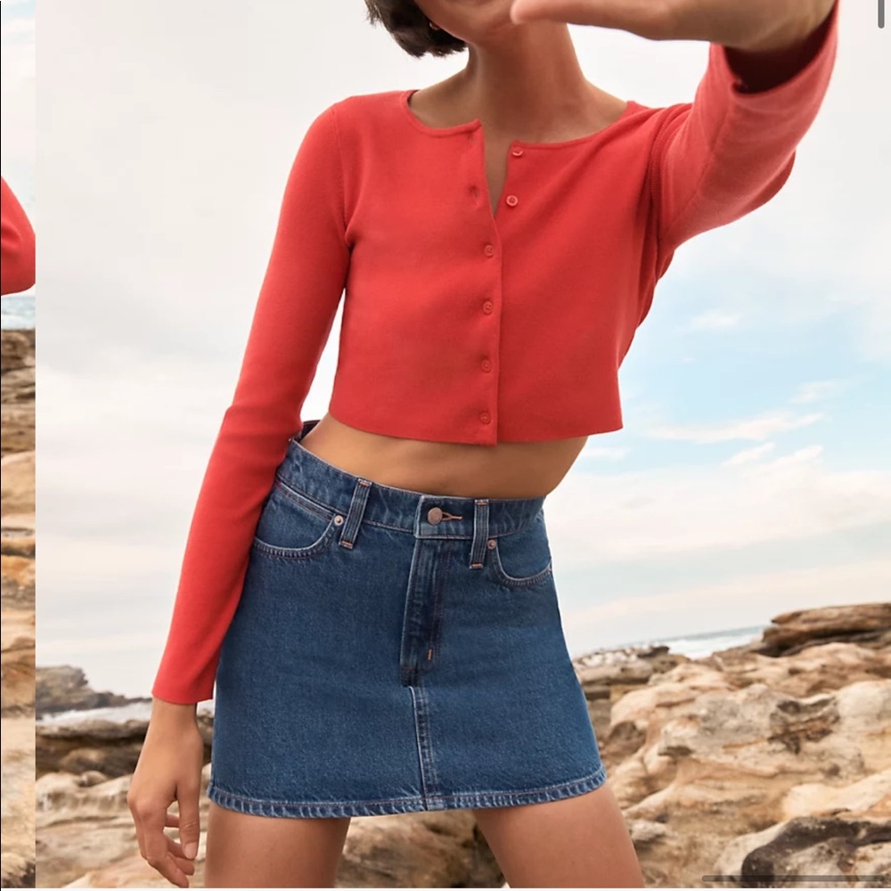Aritzia, Sunday Best Jean skirt - Picture 3 of 7